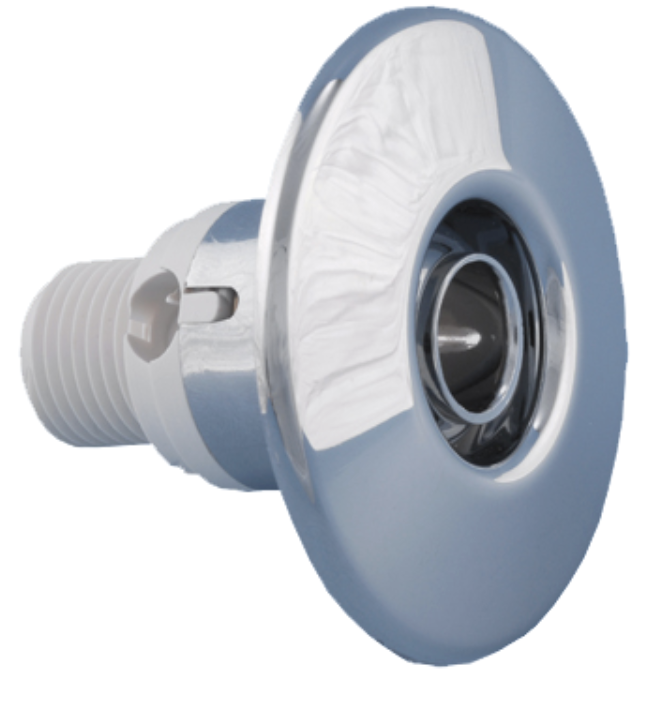 Whirlpool Düsenblende mit Gewinde verchromt