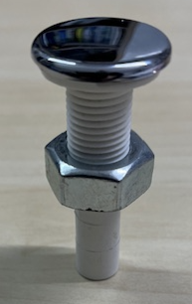 Luchtdüsen 12mm Kunststoff Chrom