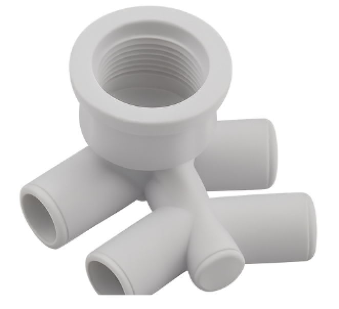 Mini Whirlpool Jetdüse 25 x 25 mm