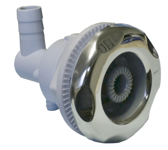 Whirlpooldüse Edelstahlblende Grey Standard